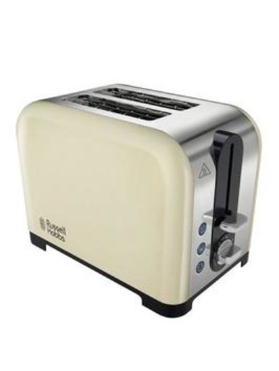 Russell Hobbs 22393 Canterbury 2-Slice Toaster - Cream